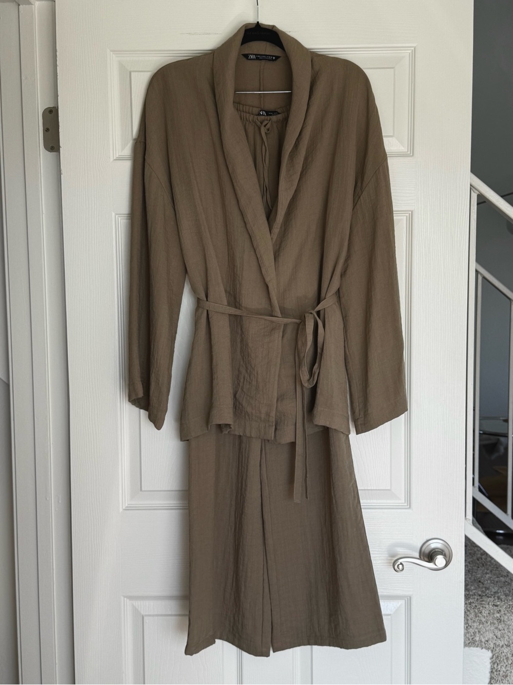 Zara Linen Kimono Set Size M-L